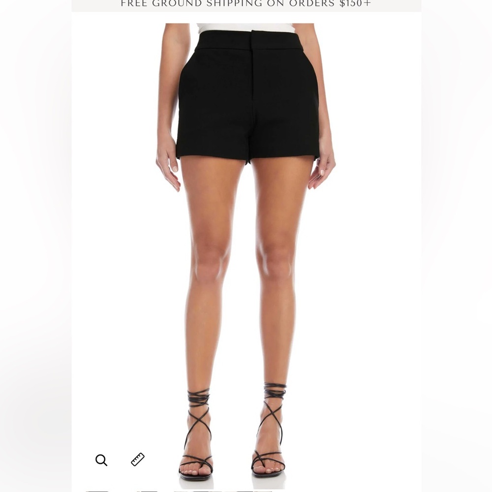 Fifteen Twenty Black Modern Shorts